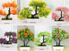 Artificial Plants Bonsai Small Tree Pot Fake Plant Flowers Potted Ornaments For Home Room Table Deco