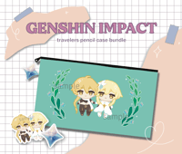 Image 1 of [ genshin pencil pouch bundle ]