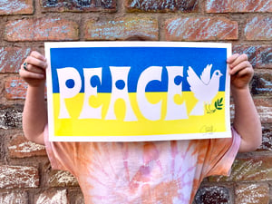 Image of PEACE risograph fundraiser