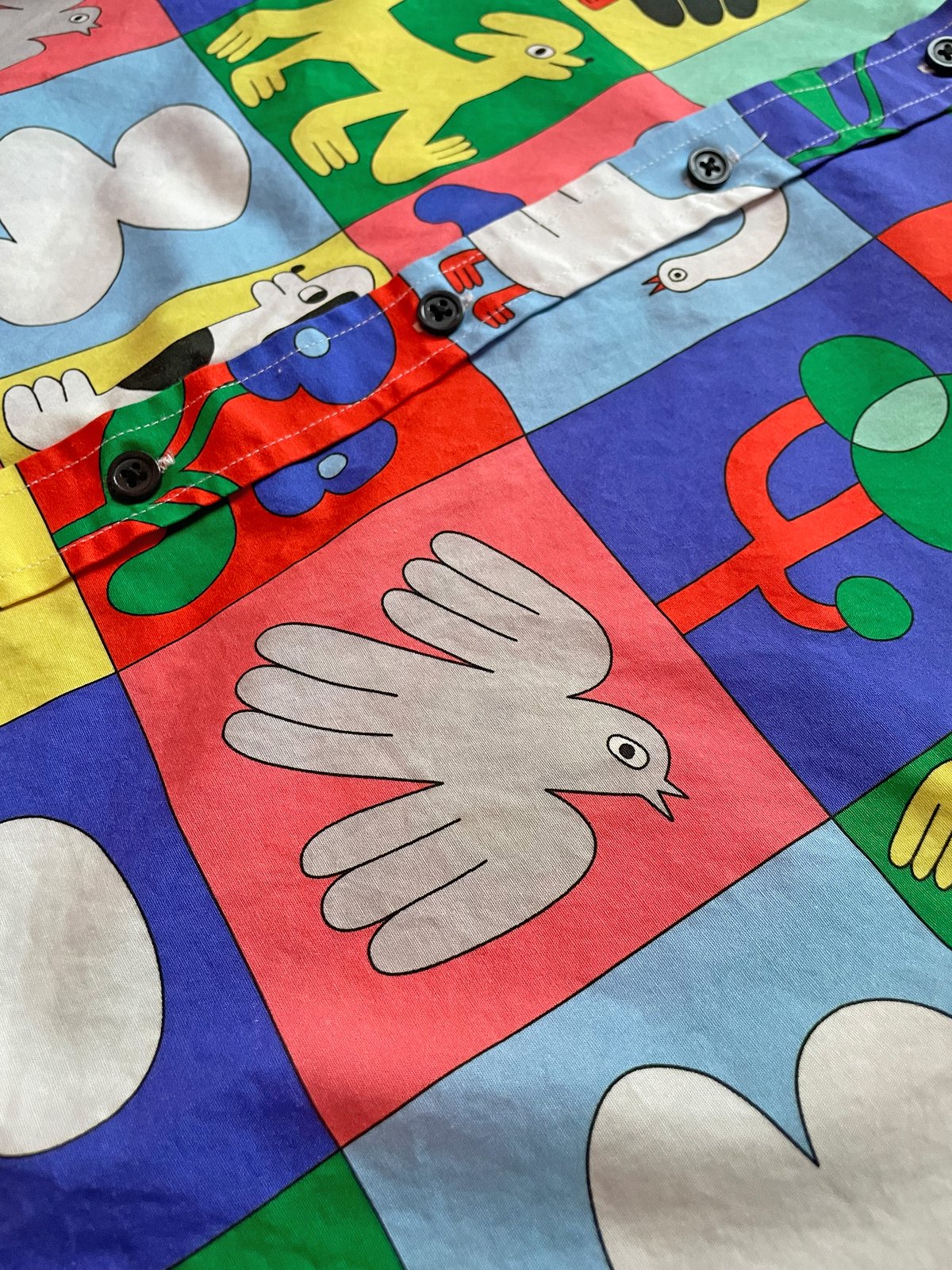 Image of Birds & Bloom Check Shirt