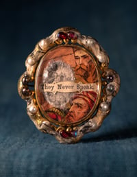 Image 1 of Brooch: They Never Speak.  2022