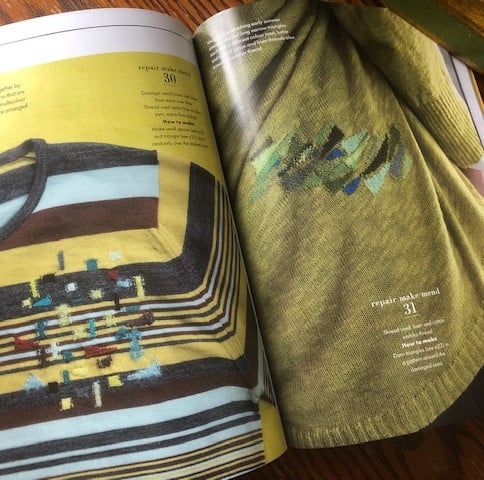 Image of Darning, Reapir, Make, Mend Book (English edition) by Hikaru Noguchi + Starter kit