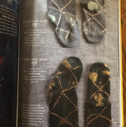 Image of Darning, Reapir, Make, Mend Book (English edition) by Hikaru Noguchi + Starter kit