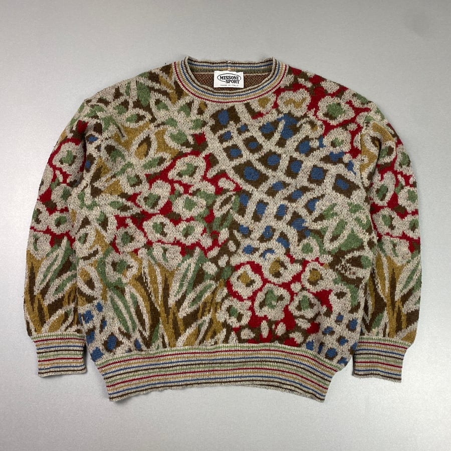 Image of Missoni knitted sweatshirt, size small 