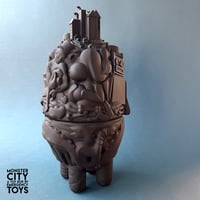 Image 1 of CITY MONSTER toybox . Black matte edition.