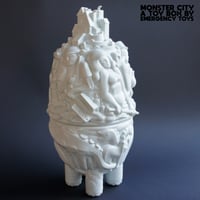 Image 2 of CITY MONSTER toybox. Glossy white edition
