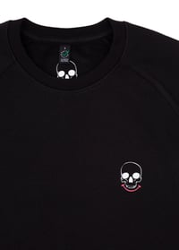 Image 4 of Crow Unisex Back Print Sweatshirt (Organic)