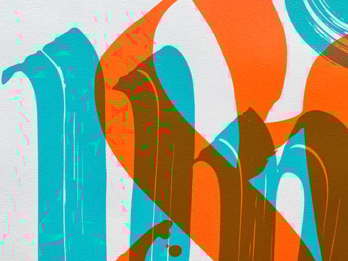 Image of Unruly Shoe (Turqouise / orange) / Niels Shoe Meulman