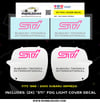 STi Fog Light Cover Decal Kit ('98 - '00)