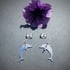 Silver Dolphin Stud Earrings Image 2