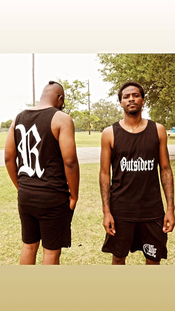 Image of Rebel Outsiders " Black " Tank Top 