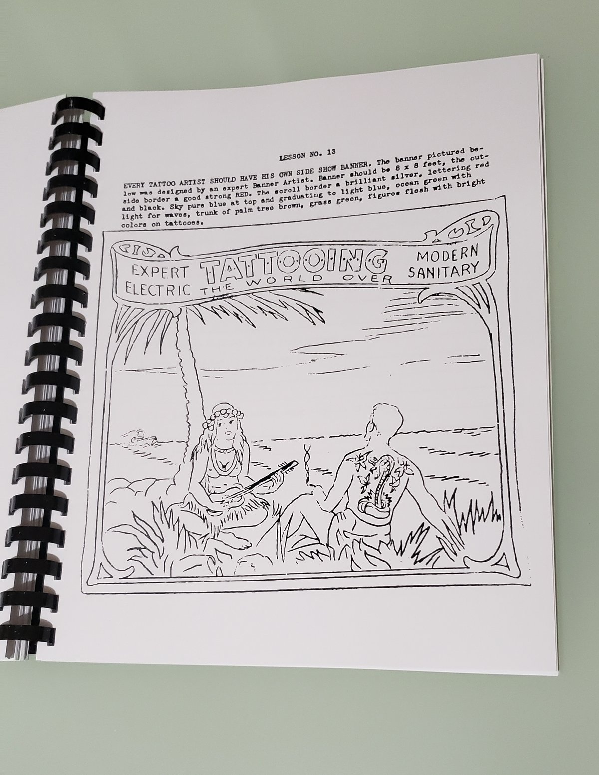 Milton Zeis Tattoo Artist Course book