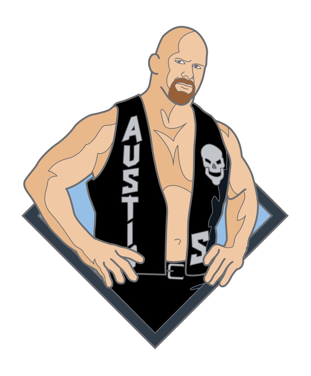 Stone Cold Steve Austin Pin