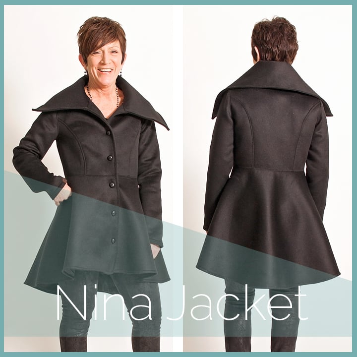 Full skirt shop coat pattern