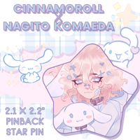 Komaeda Cinnamoroll Pin [S@nrio x Danganronpa]