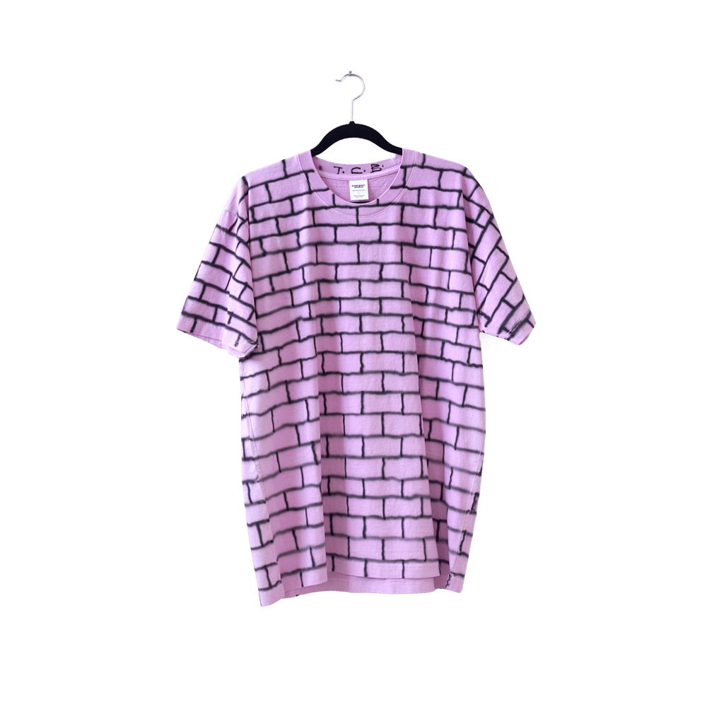 Image of 1-of-1 Pink Brick Tee LARGE