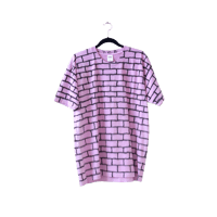 Image 1 of 1-of-1 Pink Brick Tee LARGE