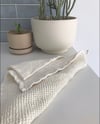 Organic Natural Waffle Hand Towel
