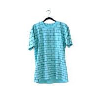 Image 1 of 1-of-1 Teal Brick Tee LARGE