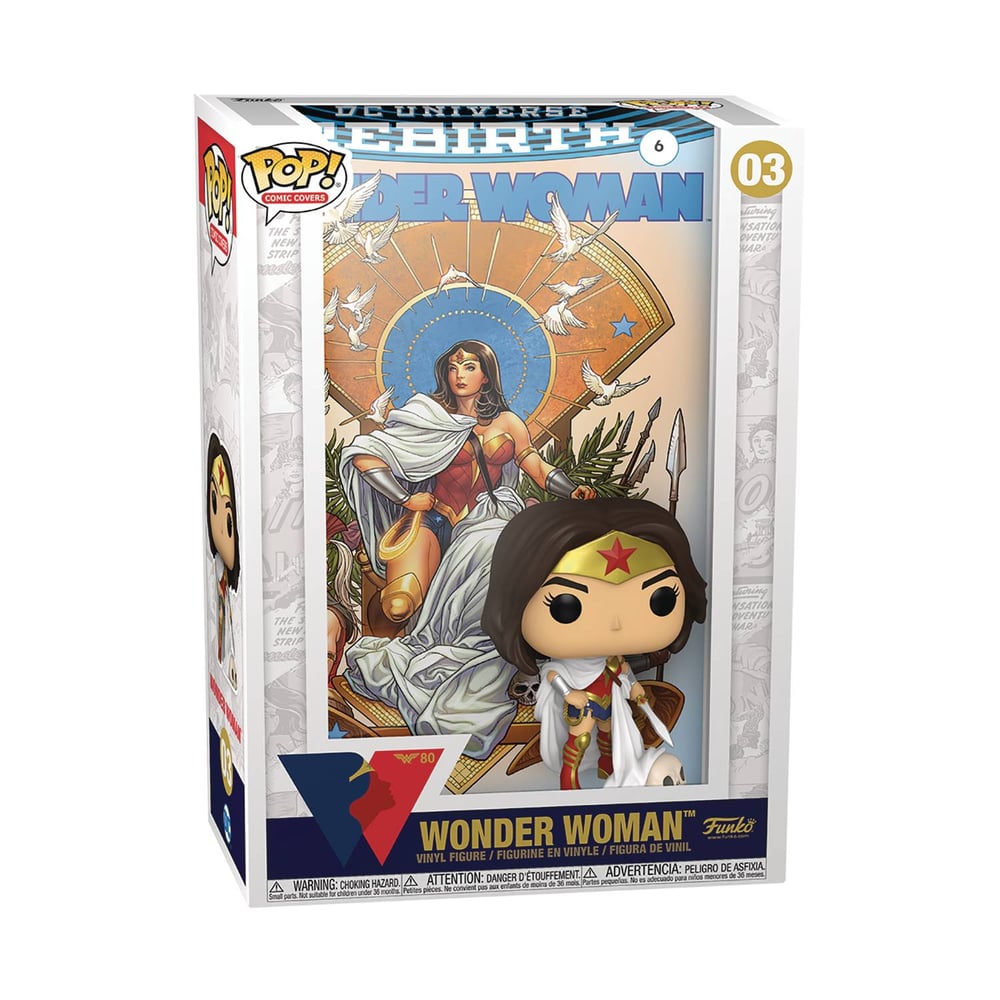 Funko POP! Vinyl: Comic Cover - Wonder Woman Rebirth on Throne