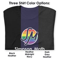 Image 2 of Simpson_Math Rainbow Logo Shirt