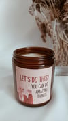 Inspirational quote Candles 