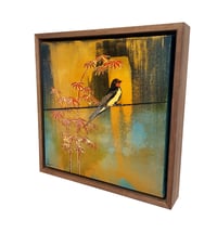 Image 3 of Original Canvas - Swallow - 12" x 12"