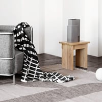 Image 3 of Contemporary Throw Black/Off-White by Kristina Dam