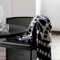 Image 5 of Contemporary Throw Black/Off-White by Kristina Dam