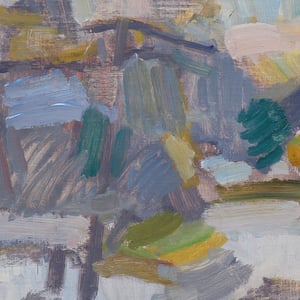 Image of Abstract Seascape, Oil Painting, Nils-Folke Knafve (1905 -1996)