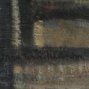 Image of Swedish, Still Life Painting OLGA TESCH HALLSTRÖM (1926-2012)