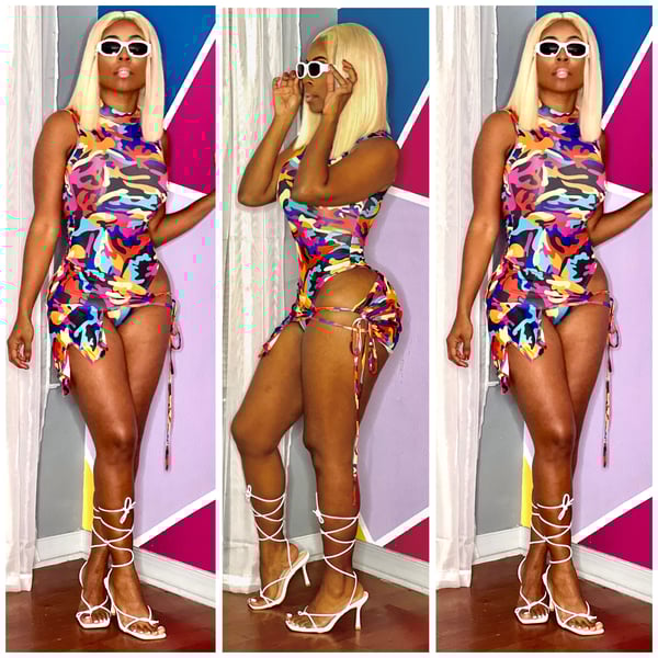 Image of Camo beach set 