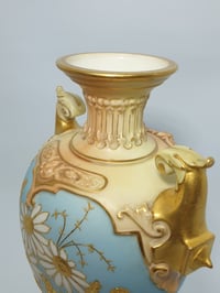 Image 3 of Royal Worcester Two Handled Vase
