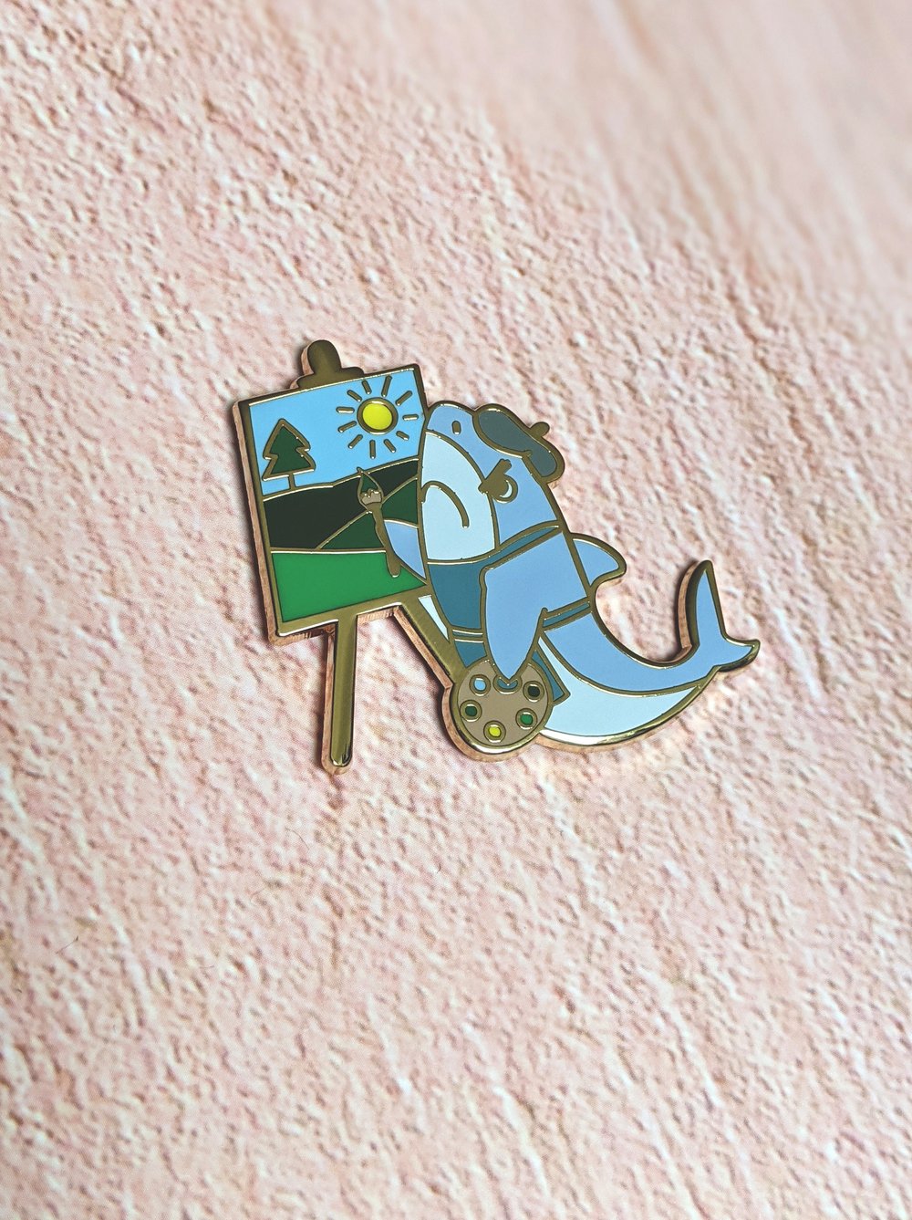 Image of Artist Shark Enamel Pin