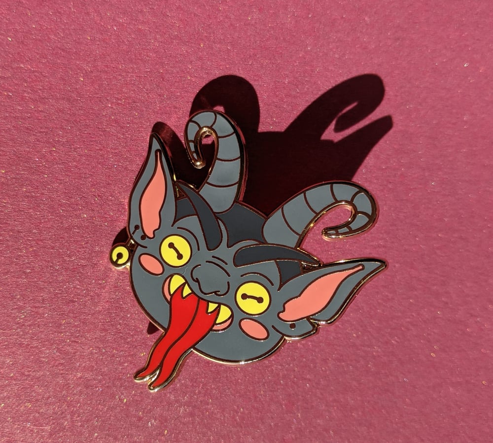 Image of Krampus! Enamel Pin