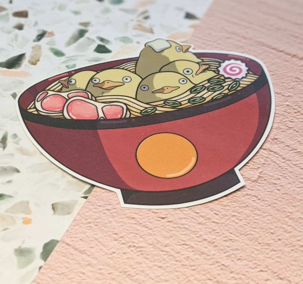 Image of Duck Ramen Vinyl Sticker