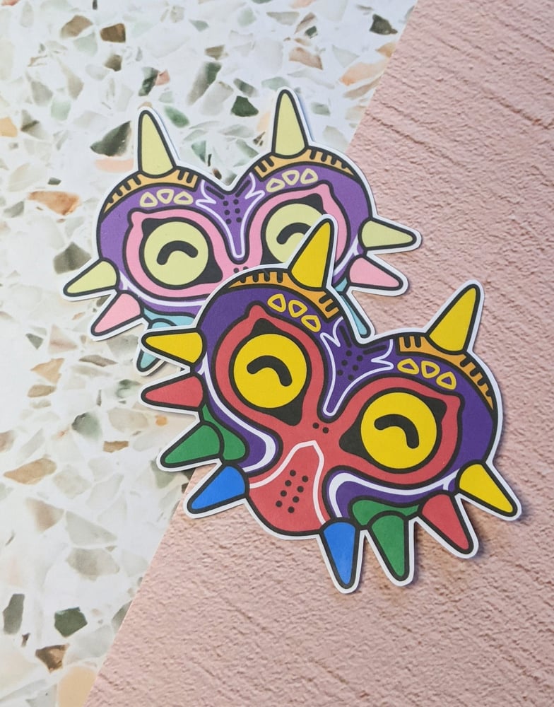 Image of LOZ Mask Vinyl Sticker