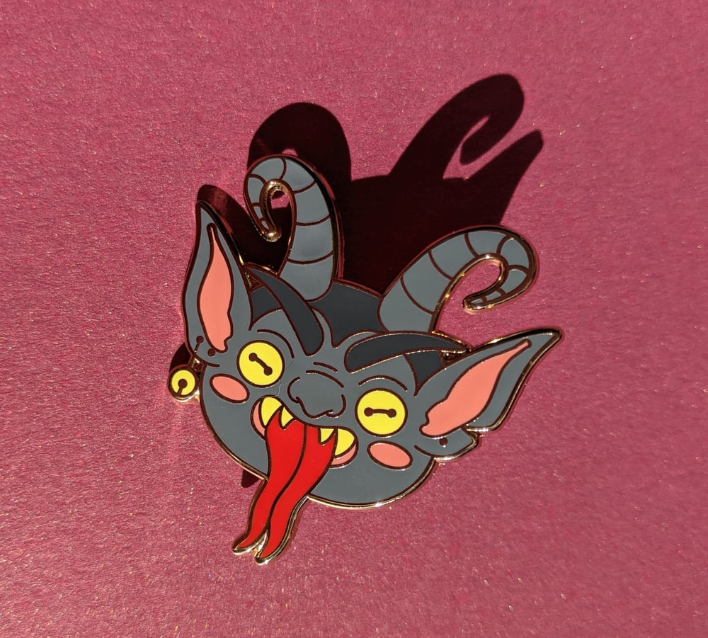 Image of Krampus! Enamel Pin