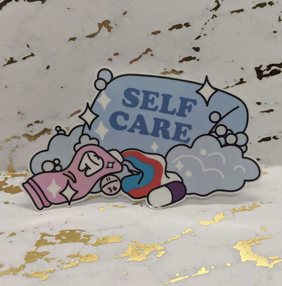 Image of Self Care Vinyl Sticker