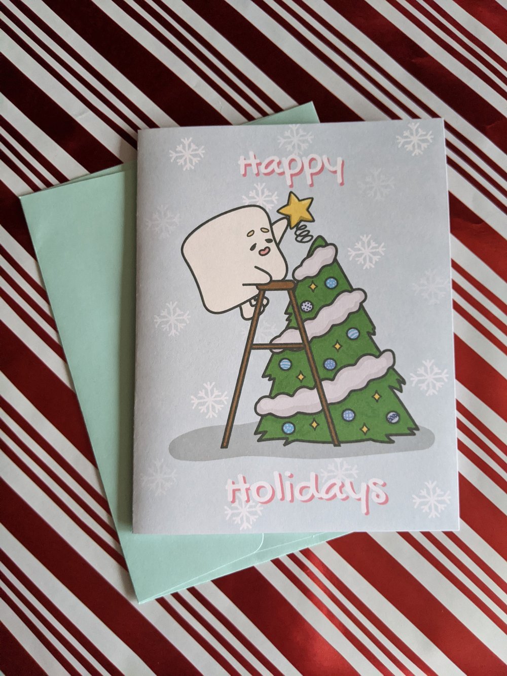 Image of Marshmallow Holiday Greeting Card