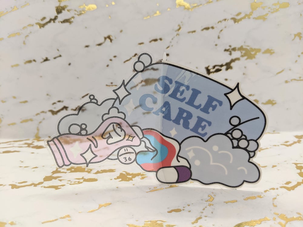 Image of Self Care Vinyl Sticker