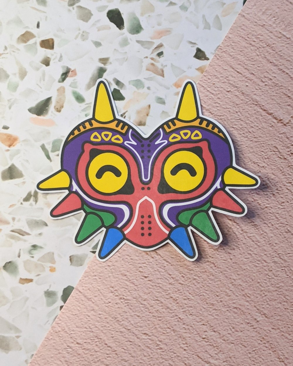 Image of LOZ Mask Vinyl Sticker