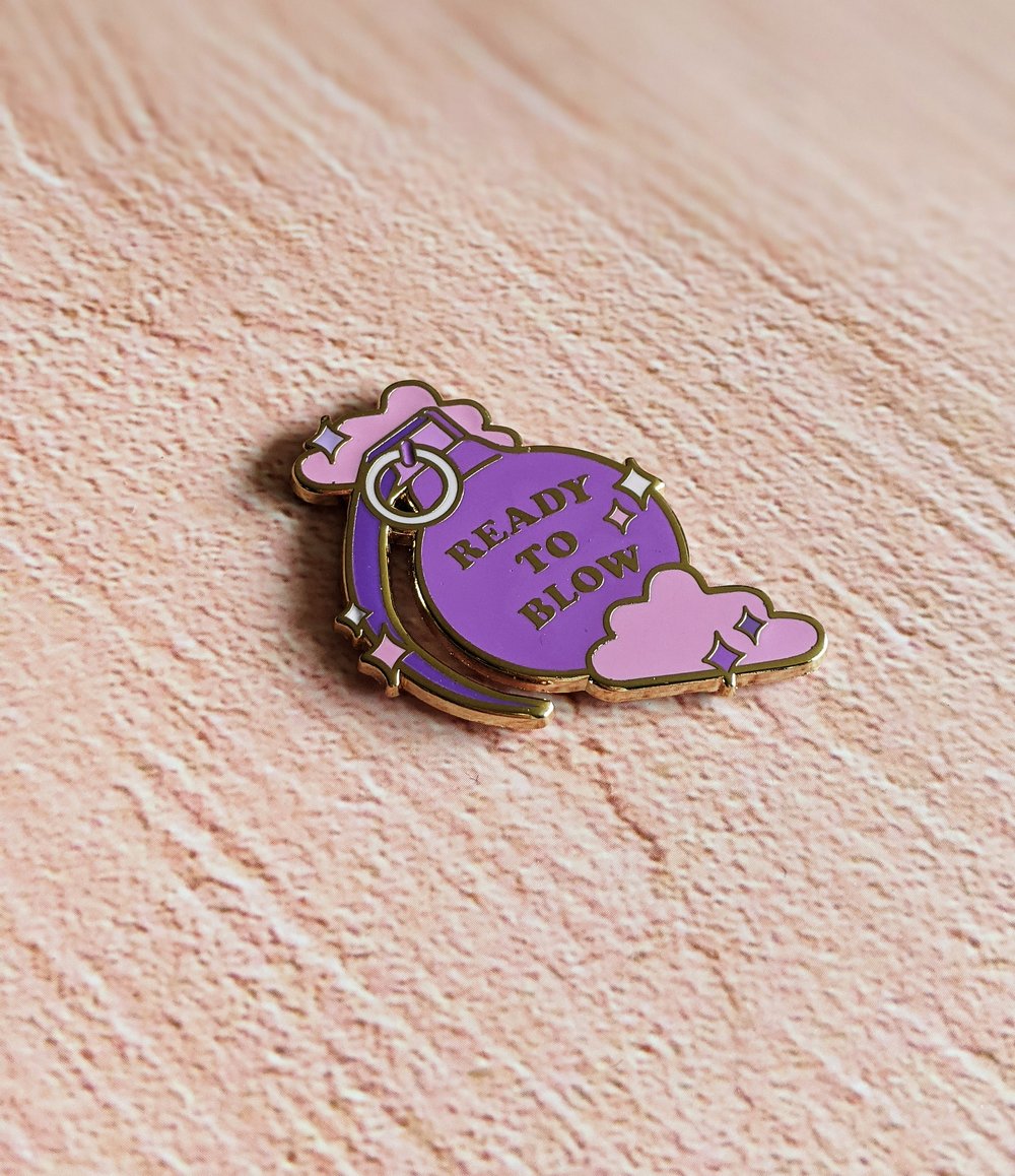 Image of Ready To Blow Enamel Pin