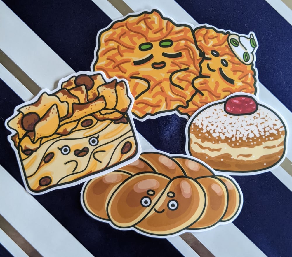 Image of Hanukkah Food Stickers