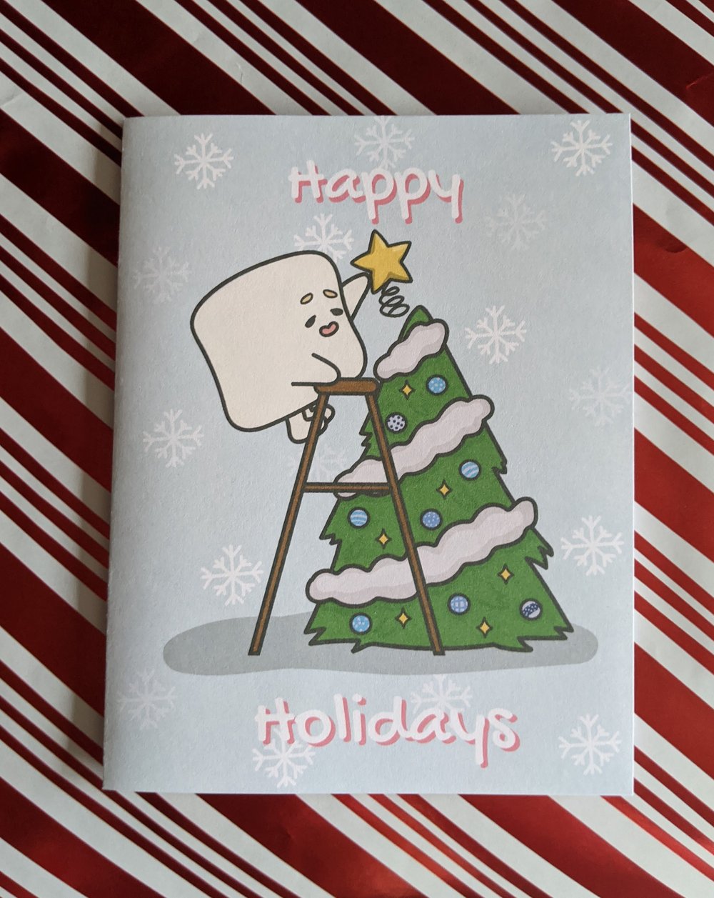 Image of Marshmallow Holiday Greeting Card