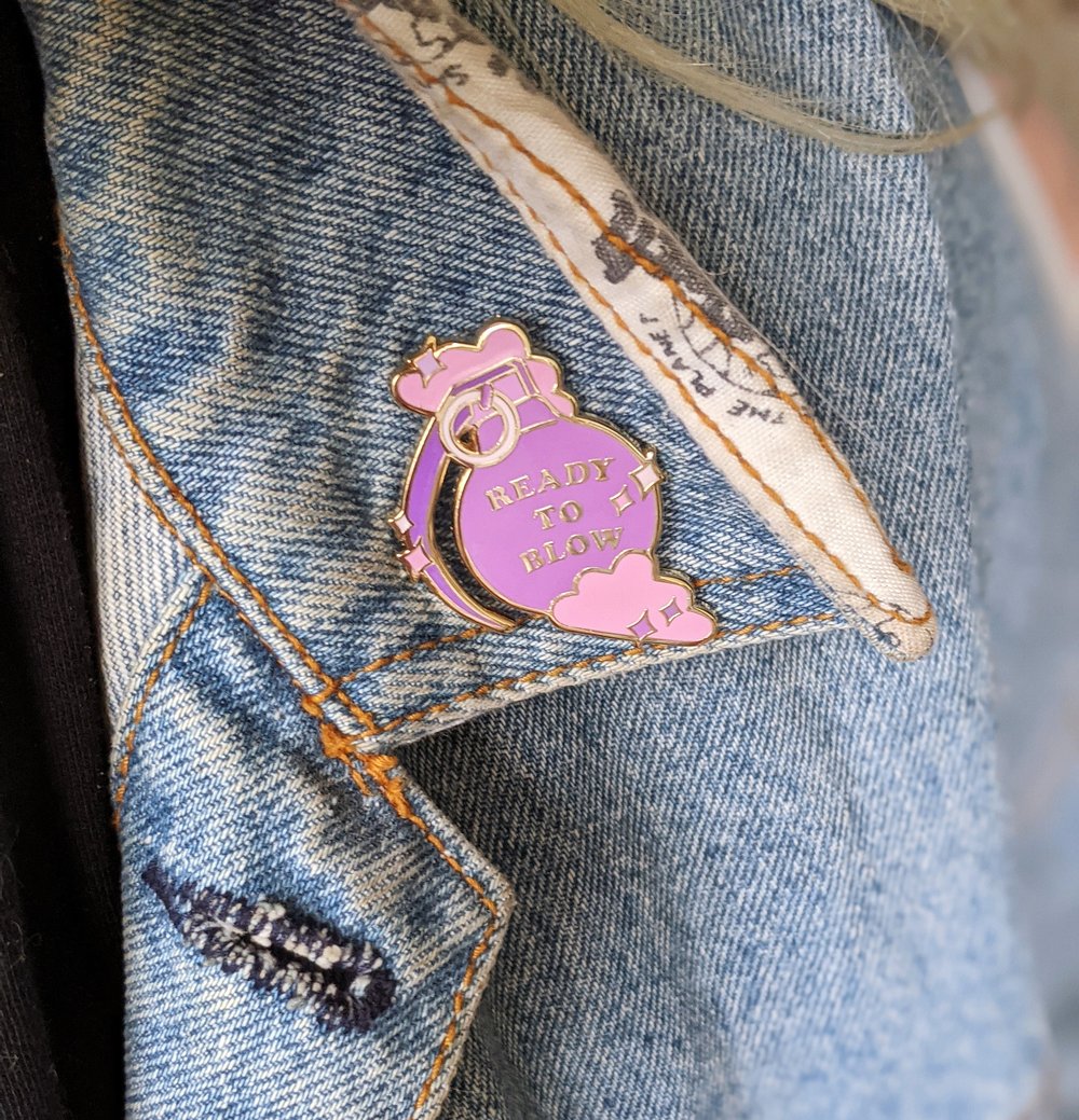 Image of Ready To Blow Enamel Pin