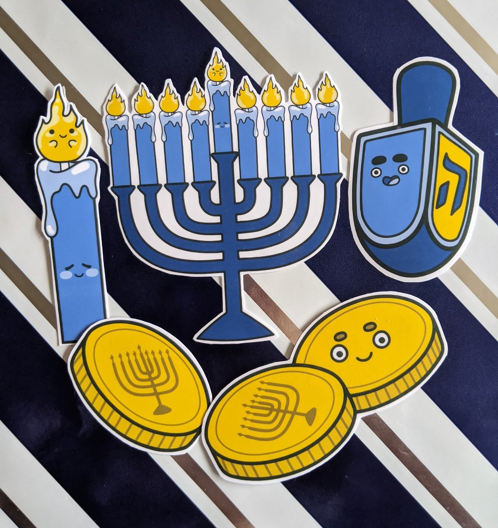 Image of Hanukkah Stickers