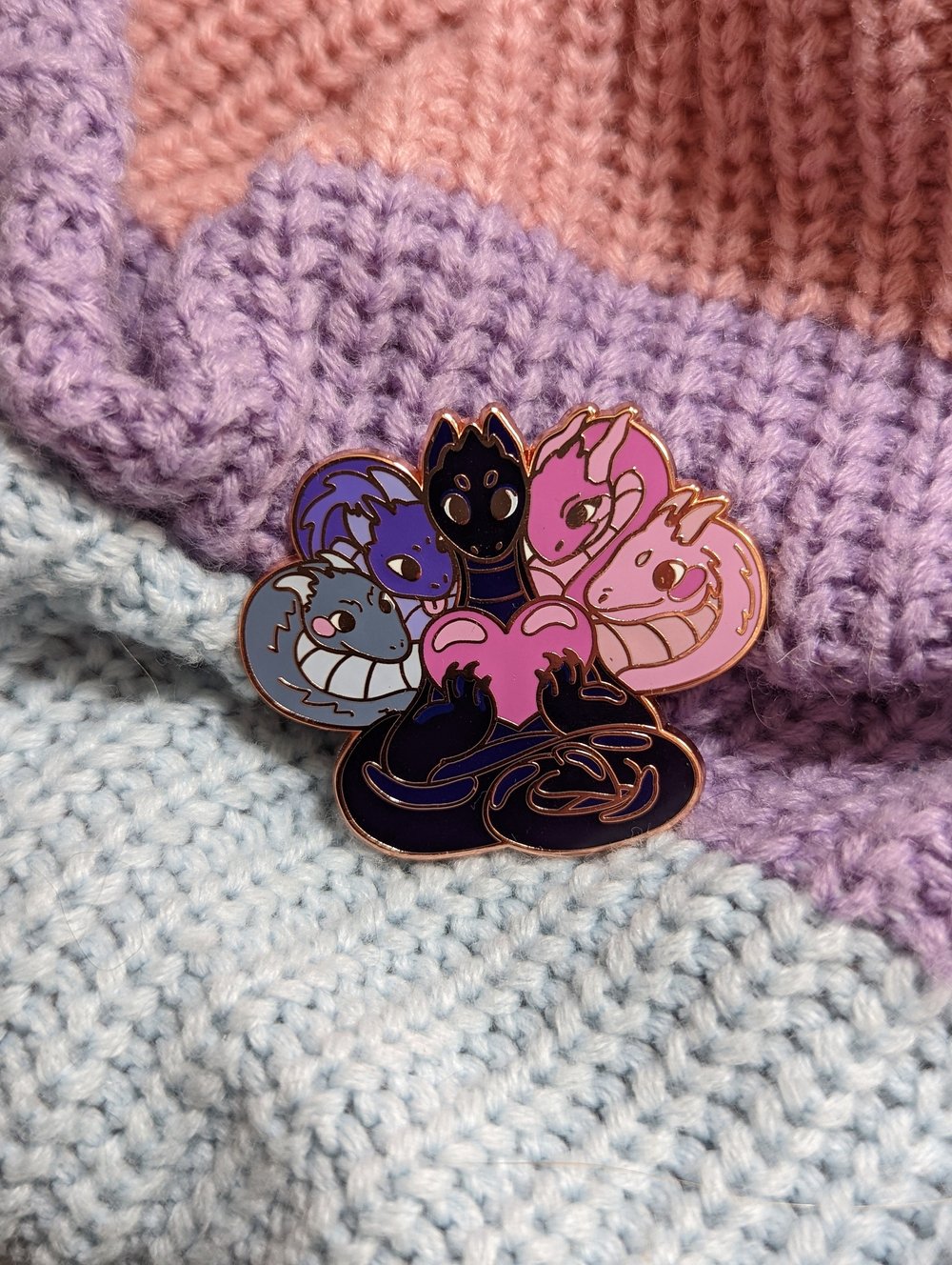 Image of Omnisexual Hydra Enamel Pin