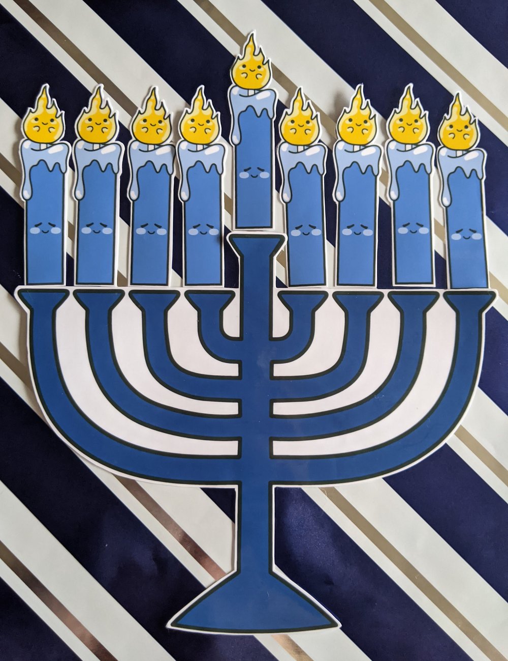 Image of Menorah Sticker Set