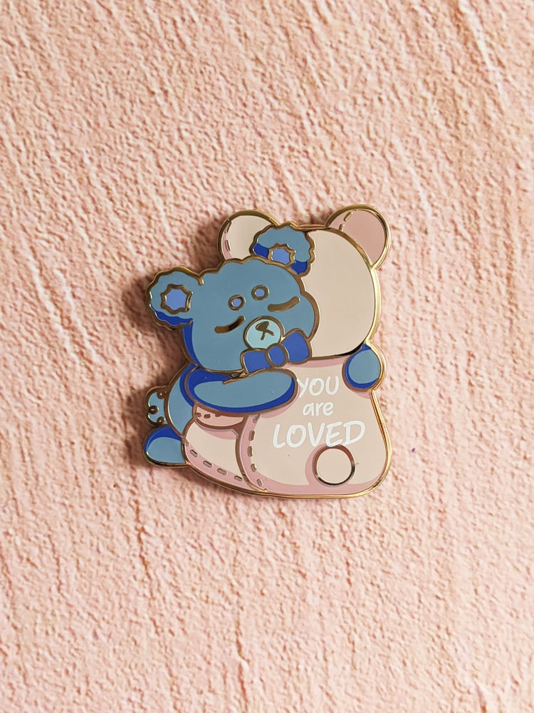 Image of You Are Loved Bears Enamel Pin